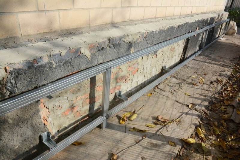 Repaired Concrete Foundation